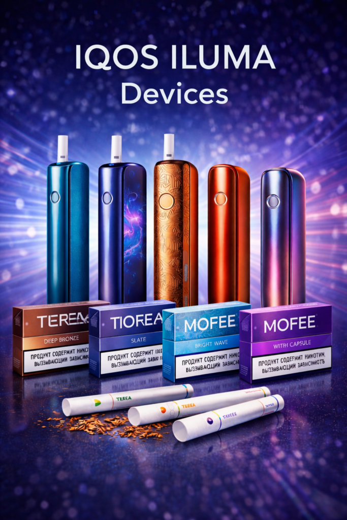 IQOS ILUMA Devices – Modern Heated Tobacco Technology for Adult Smokers